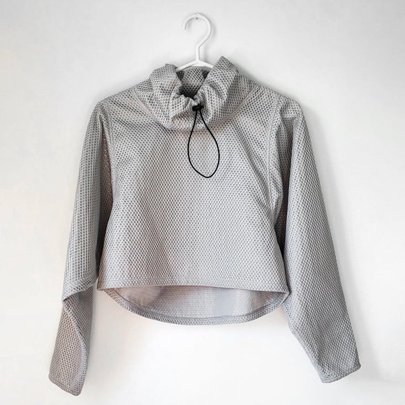Mercy House Studio Cropped Mockneck Sweater - Picture 1 of 3